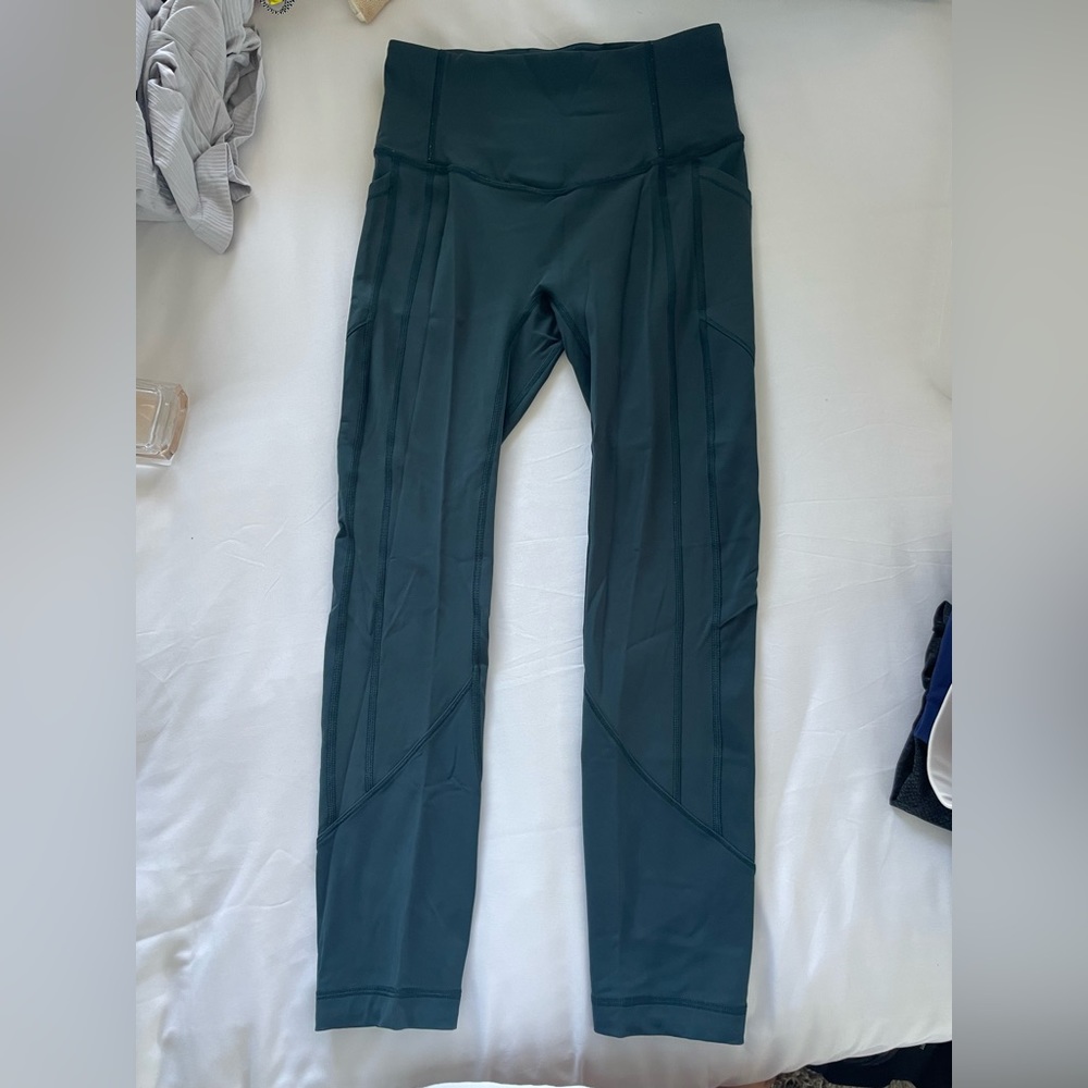 Dark green new lululemon leggings
